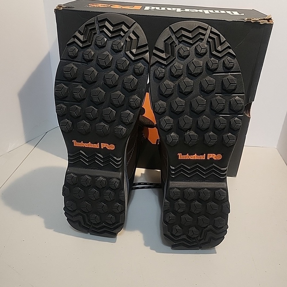 Timberlan Pro Switchback Mens Size 11.5 Brown Outdoor Composite Toe Safety Boots - Picture 10 of 12
